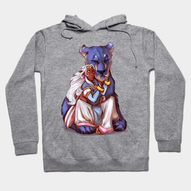 Allura and Blue Hoodie by CrossRoadArt